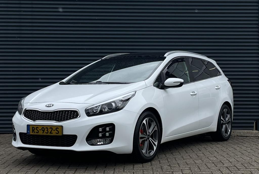 Kia Cee D Sportwagon 1.0 T-GDI GT-Line 120PK, Voorwielaandrijving, Stof, Gebruikt, Wit
