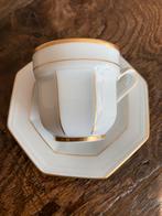 Frans porseleinen kop en schotel van Gallo., Ophalen of Verzenden