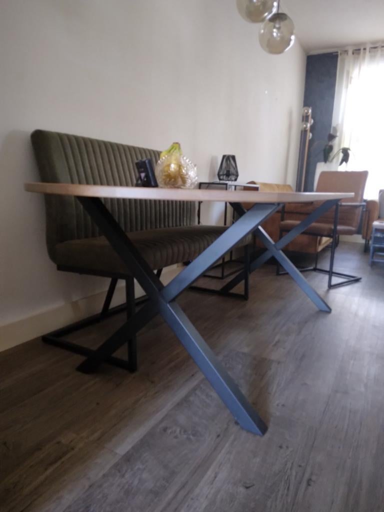 Eettafel, Ophalen, 200 cm of meer, 50 tot 100 cm, Zo goed als nieuw