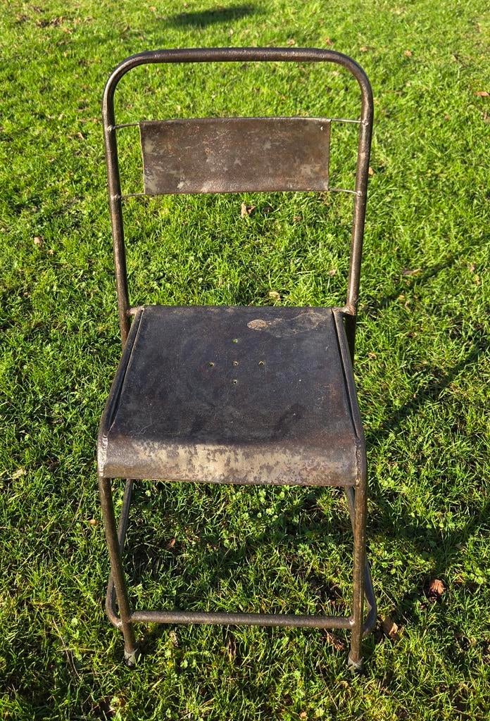 Java metalen stoel, Huis en Inrichting, Stoelen, Ophalen, Gebruikt, Metaal, Eén