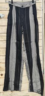 Eiske Henneman broek zwart grijs gestreept maat 38 z.g.a.n., Maat 38/40 (M), Zwart, Ophalen of Verzenden, Zo goed als nieuw