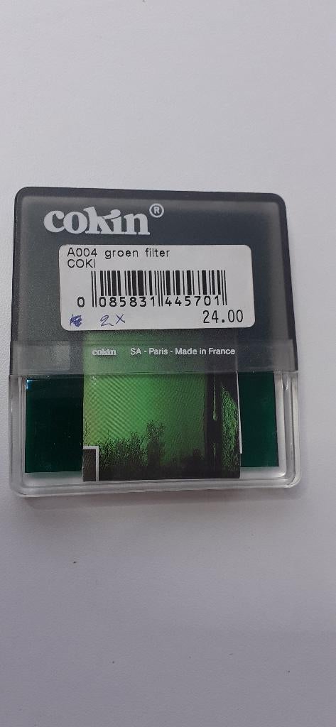Cokin A004 groen filter (F13), Audio, Tv en Foto, Fotografie | Filters, Overige typen, Nieuw, Ophalen of Verzenden, 50 tot 60 mm
