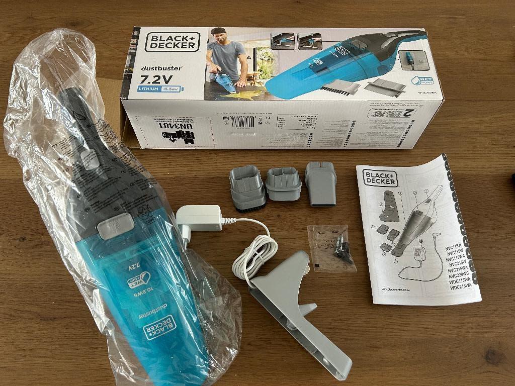 Black + Decker dustbuster 7.2 V NIEUW in doos, Kruimeldief, Nieuw, Ophalen of Verzenden, Minder dan 1200 watt
