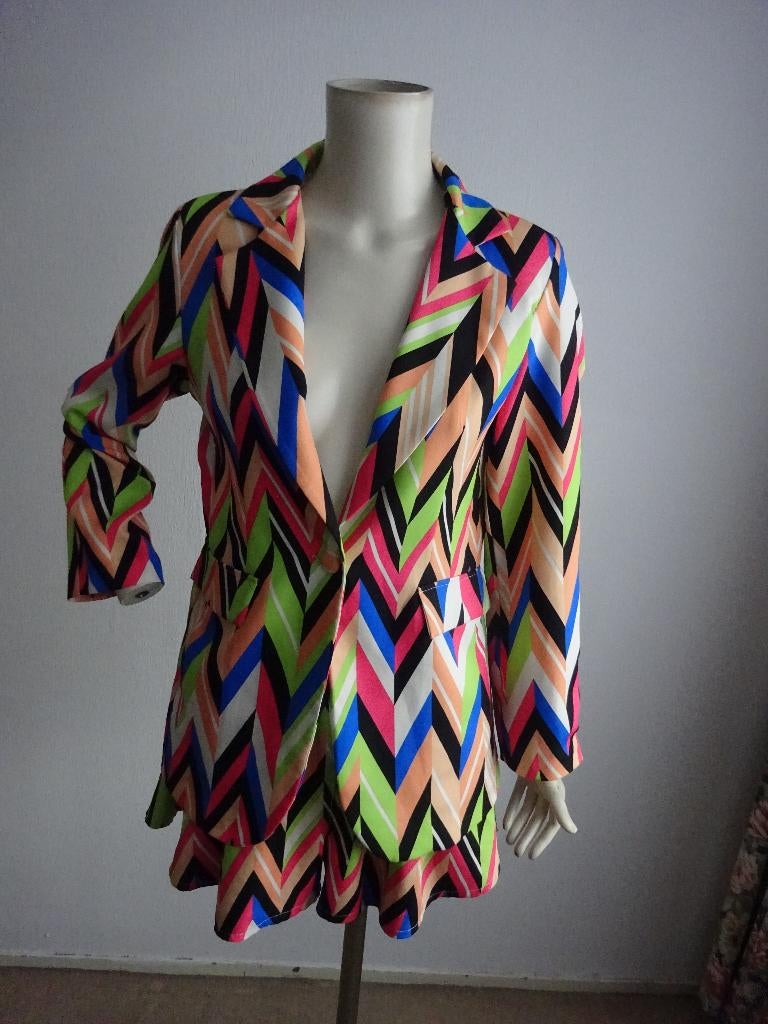 Copperose jasje en short mt L, Maat 38/40 (M), Kostuum of Pak, Overige kleuren, Verzenden