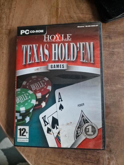 Hoyle Texas Hold'em PC CD-ROM - Poker Game, Spelcomputers en Games, Games | Pc, Gebruikt, Overige genres, 1 speler, Vanaf 12 jaar