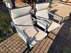 Twee Life allweather relaxfauteuils, Tuin en Terras, Tuinstoelen, Ophalen, Gebruikt, Metaal, Verstelbaar