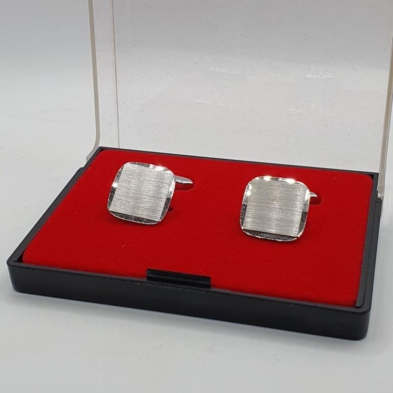 Manchetknopen,  nieuw in het doosje, Overige materialen, ., Verzilverd, Nieuw