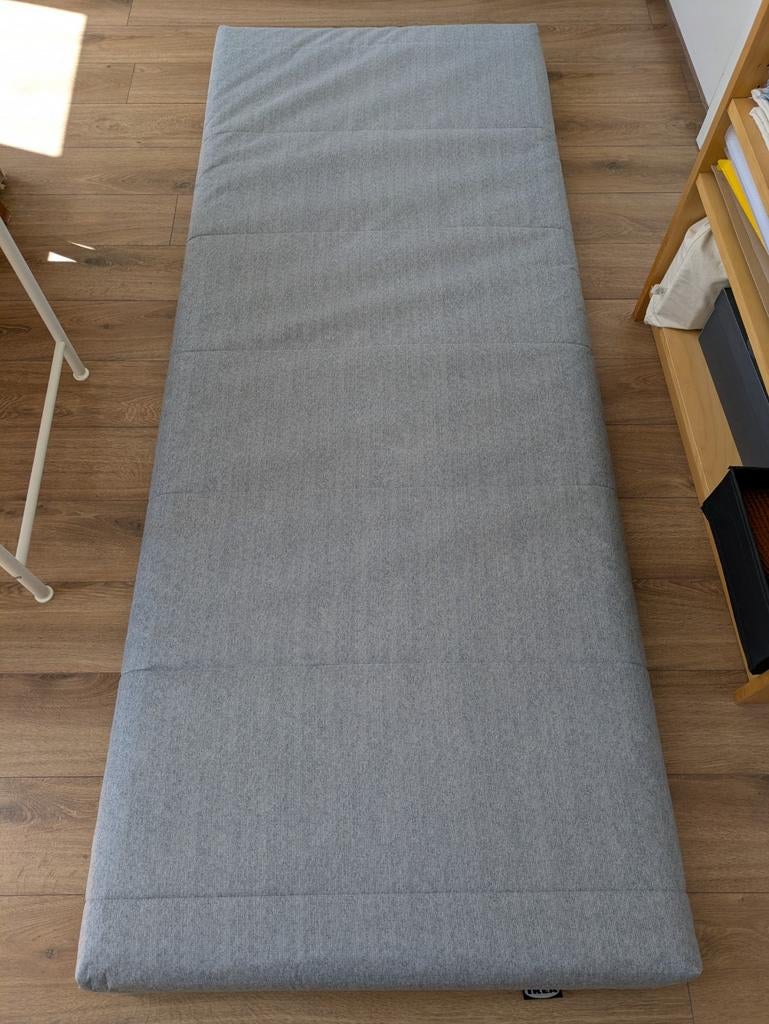 IKEA Agotnes foam mattress, 80x200 cm, light blue, Huis en Inrichting, Slaapkamer | Matrassen en Bedbodems, Ophalen, Zo goed als nieuw