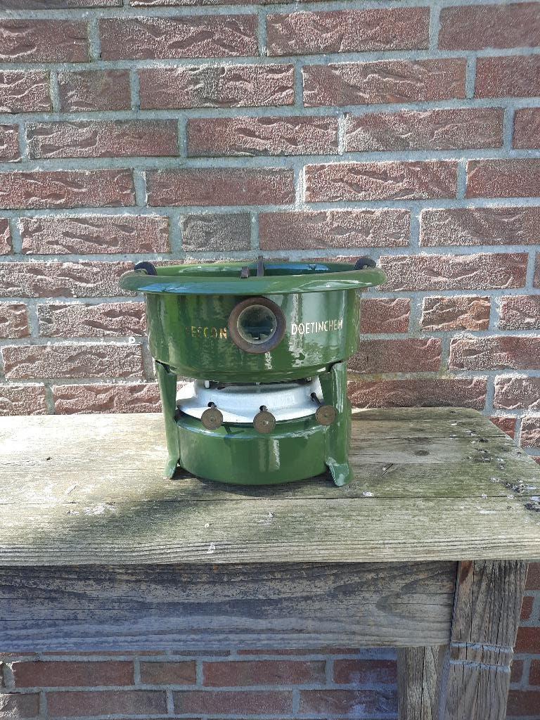 emaille petroleumstel, Antiek en Kunst, Ophalen of Verzenden