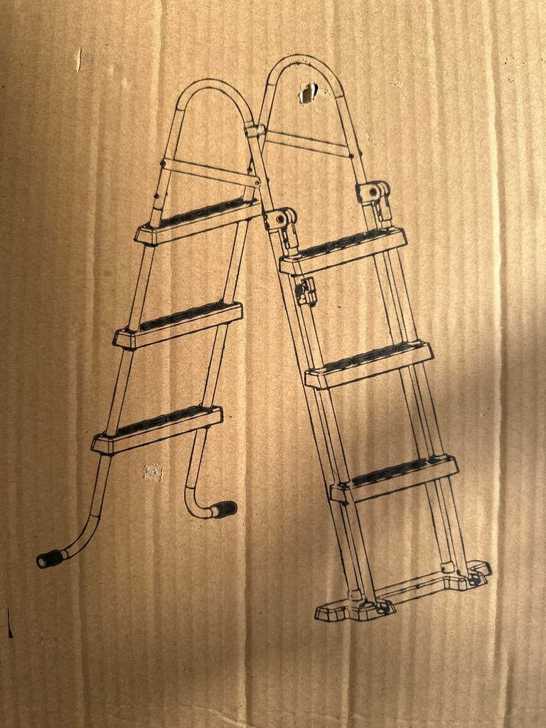 NIEUW!! Intex zwembadtrap 1.07 cm hoog, Ophalen, Rond, 80 tot 120 cm, Overige typen