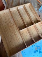 Ikea bestekbak bamboe UPPDATERA, Huis en Inrichting, Keuken | Bestek, Ophalen, Gebruikt, Hout, Los bestek