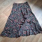bloemetjes rok mt 40, Kleding | Dames, Rokken, Maat 38/40 (M), Zwart, Nieuw, Ophalen of Verzenden