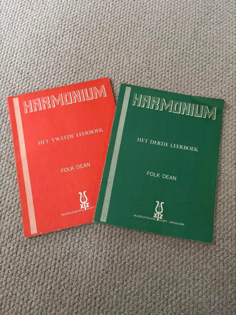 Harmonium bladmuziek deel 2 en 3 met aantekeningen, Orgel, Gebruikt, Overige genres, Les of Cursus