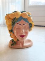 Mooie citroen vaas / pot, Ophalen, Zo goed als nieuw