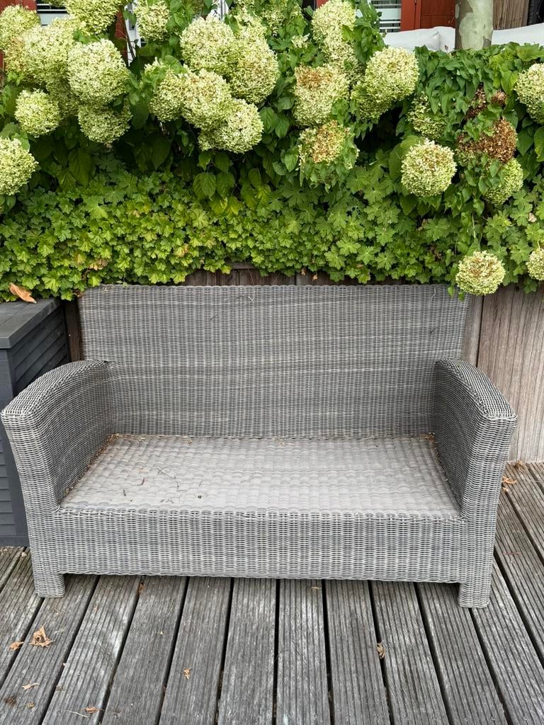 Bellaggio tuinset Bankje (2 zitter) en 2 stoelen, Tuin en Terras, Ophalen, Gebruikt, Kunststof