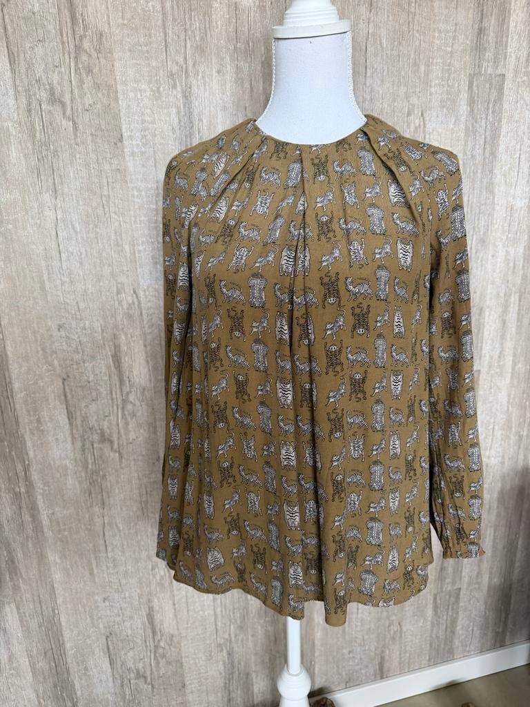 Blouse met tijgerprint van & Other Stories, Kleding | Dames, Blouses en Tunieken, Ophalen of Verzenden, Gedragen, Maat 34 (XS) of kleiner