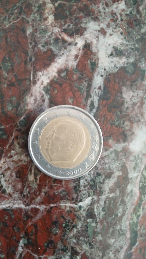2 euro munt 2000, Postzegels en Munten, Munten | Europa | Euromunten, Ophalen, België, 2 euro, Losse munt