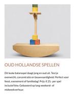 Oud hollandse spellen te huur - spellen - houten spellen, Ophalen, Gebruikt, Overige