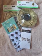 Feest versiering pakket, goud, Ophalen of Verzenden, Versiering, Verjaardag