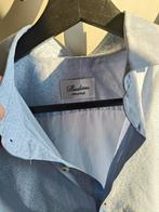 Stenströms overhemd lichtblauw fitted body maat 42, Ophalen of Verzenden, Zo goed als nieuw, Blauw