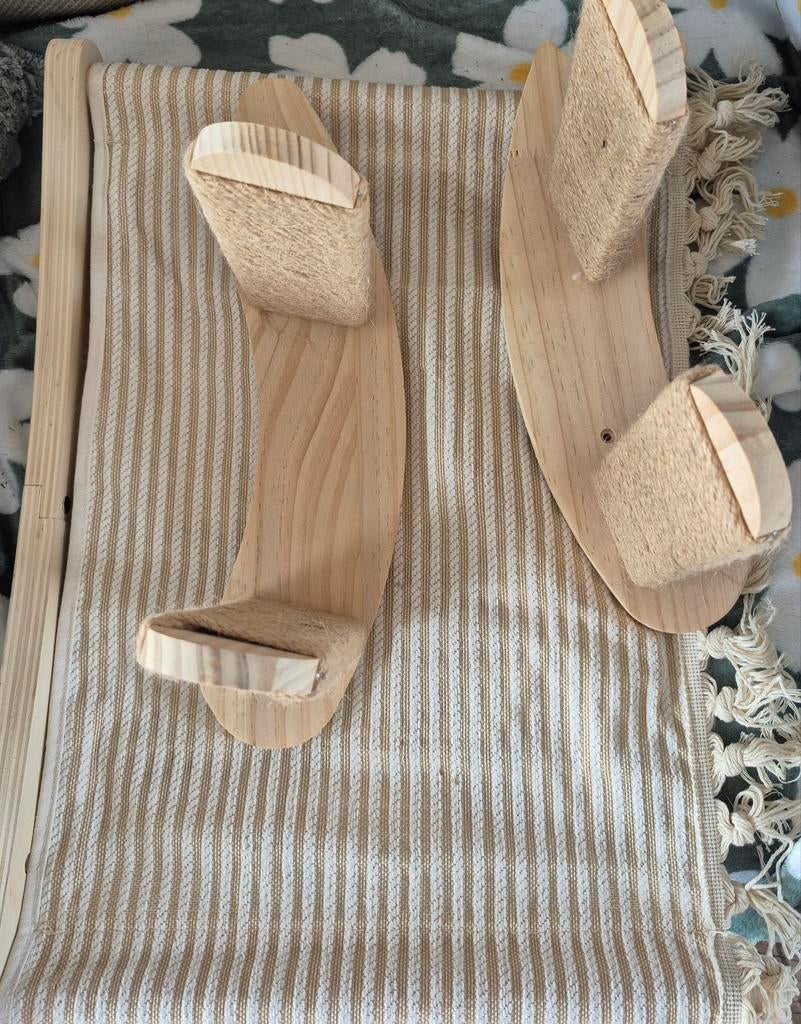 Nieuwe kitten klim trapjes en hangmat voor aan de muur, Ophalen, Nieuw