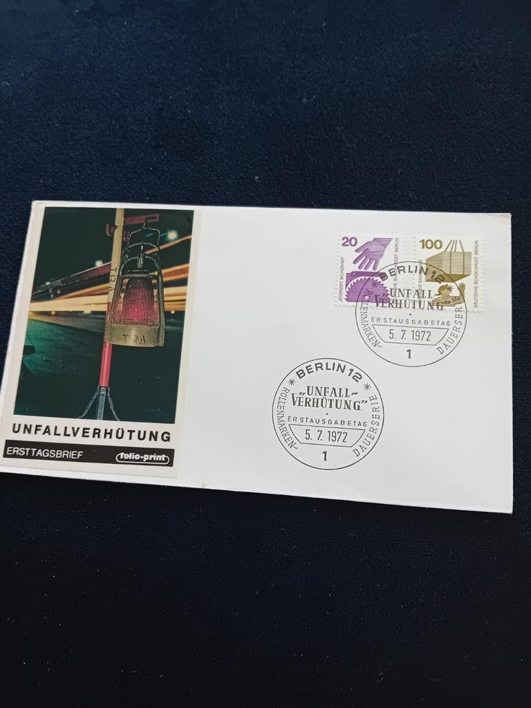 1 eerste dag envelop  Unvalverhutung., Postzegels en Munten, Postzegels | Eerstedagenveloppen, Ophalen of Verzenden, Europa