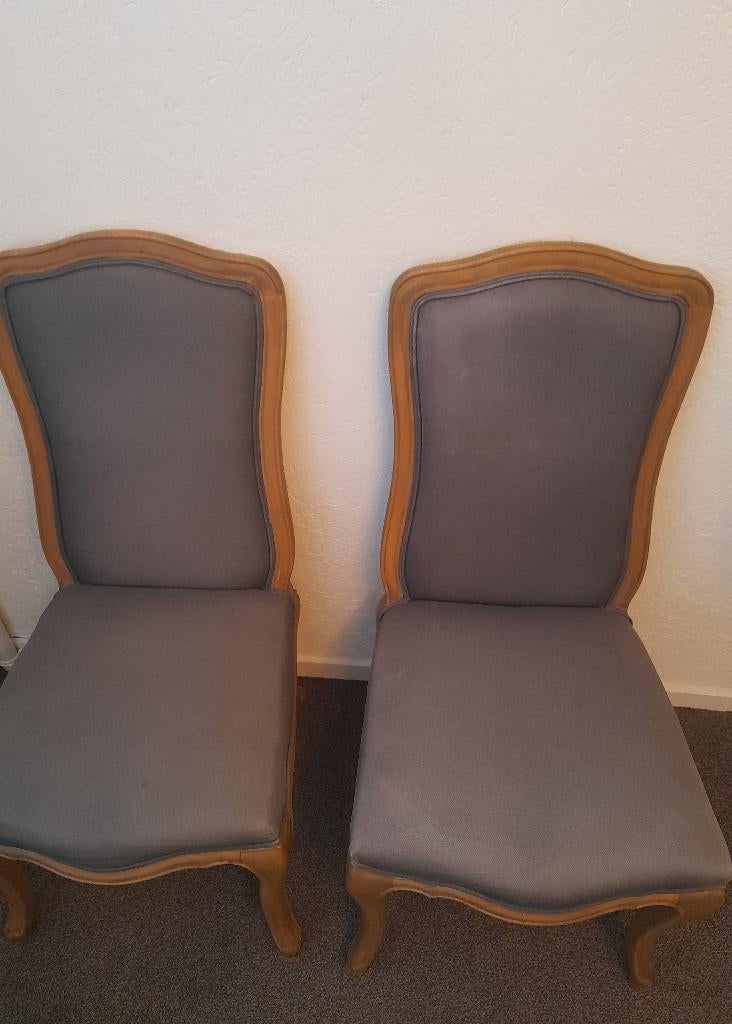 2 eetkamerstoelen, Huis en Inrichting, Stoelen, Ophalen, Twee, Modern/classic, Zo goed als nieuw