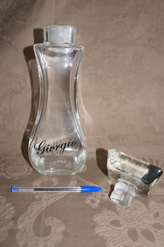 Giant Giorgio Beverly Hills 1L Etalage fles factice vintage, Ophalen of Verzenden, Zo goed als nieuw, Parfumfles