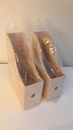 Twee nieuwe houten lectuurbakken, Ophalen of Verzenden, Nieuw