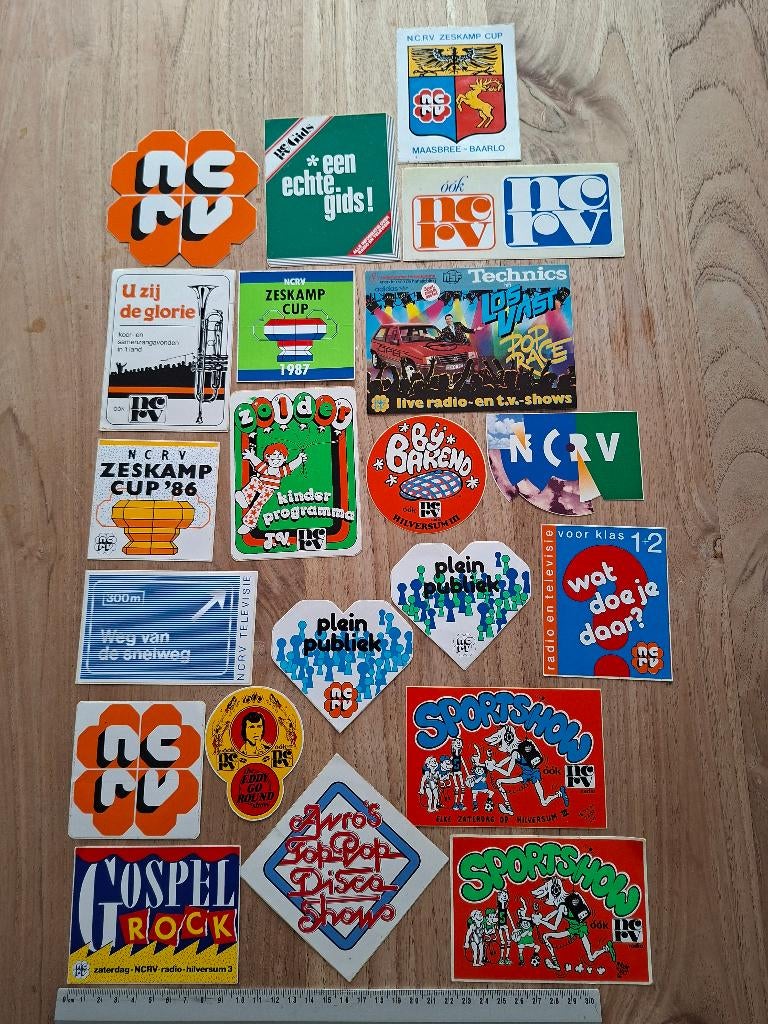 Stickers NCRV, Ophalen of Verzenden, Zo goed als nieuw, Film, Tv of Omroep