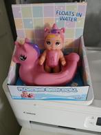 Nieuwe Eenhoorn Baby Badpop - Drijft in Water, Ophalen of Verzenden, Nieuw, Babypop