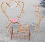 Vintage plantenhouders Manou ,Bamboo., Ophalen