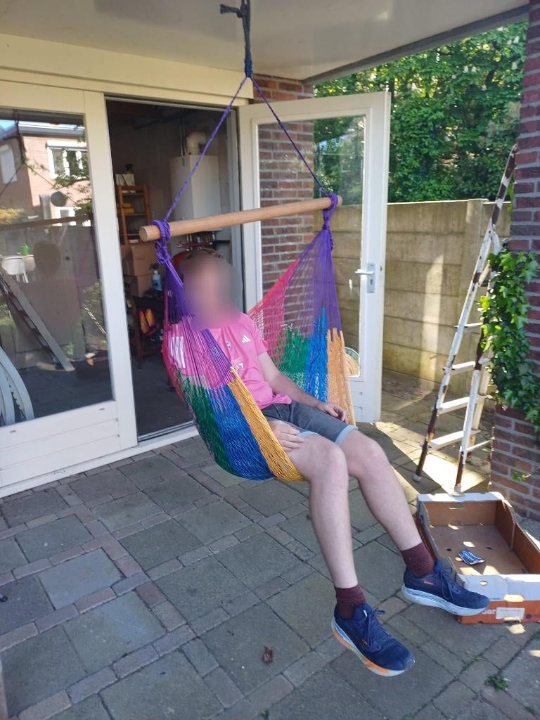 hangmat, Tuin en Terras, Hangmatten, Ophalen of Verzenden, Gebruikt, Eenpersoons