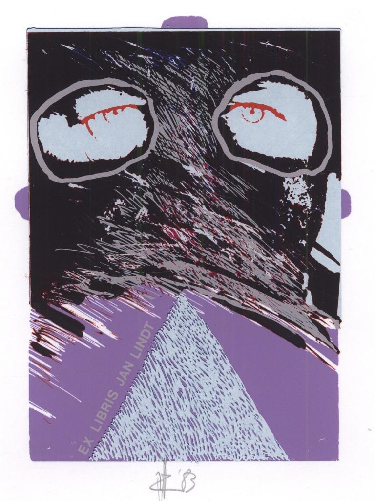 1859 Ex Libris België : Alain Hautekiet, 1983, Antiek en Kunst, Verzenden