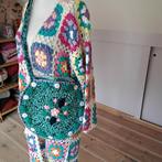 Gehaakte tas flower power katoen NIEUW, Ophalen of Verzenden, Nieuw