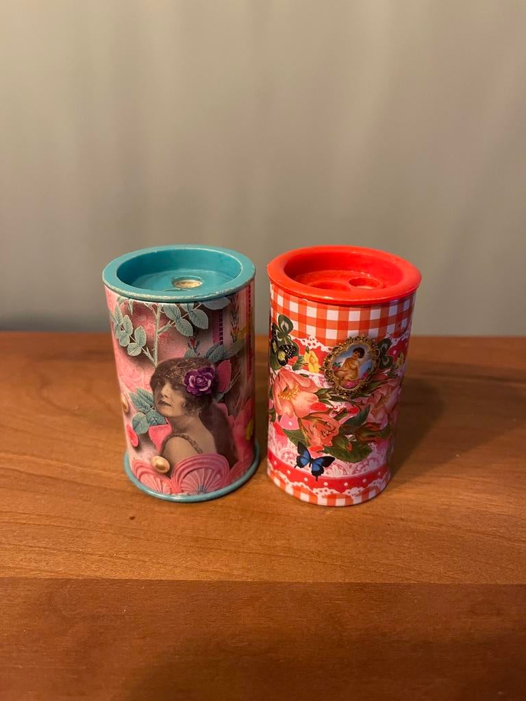 Puntenslijpers 2x met print, Ophalen of Verzenden, Gebruikt