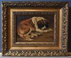 J.Hartung==Sint-Bernard hond., Antiek en Kunst, Ophalen of Verzenden