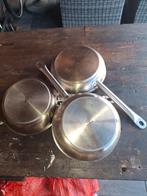 3 x RVS pannen, Horeca Select en Hendi, Ophalen of Verzenden