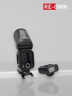 Godox Speedlite V100 Nikon + Godox X1T-N flash trigger, Overige merken, Kantelbaar, ., Godox