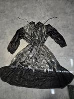 Heksenjurk spinnenweb Halloween verkleedkleding, Ophalen of Verzenden, Gebruikt, 146 t/m 152, Meisje