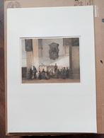 Johannes Bosboom litho kerkinterieur 1851, Ophalen of Verzenden