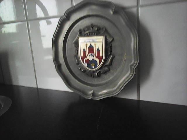 tinnen bord uit winterberg.22 cm, Antiek en Kunst, Antiek | Tin, Ophalen