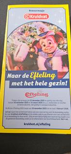 Efteling, Eén persoon, Ticket of Toegangskaart