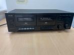 Akai dubbel casettedeck HX-27W, Audio, Tv en Foto, Cassettedecks, Dubbel, Tape counter, Ophalen of Verzenden, Nvt