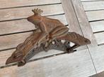 2 wandhangers tuinslang gietijzer/ kikkerkoning, Ophalen of Verzenden, Zo goed als nieuw