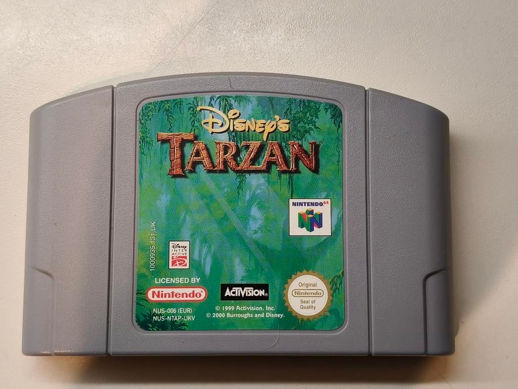 Disney's Tarzan - Nintendo 64 (N64) Game Cartridge, Avontuur en Actie, Gebruikt, 1 speler, Ophalen of Verzenden