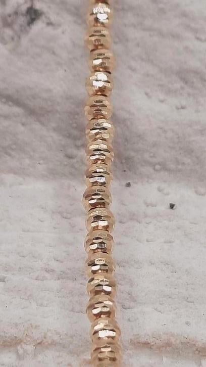 gouden dames armband 14kt, Www.bredajuwelier.nl, Nieuw, Ophalen of Verzenden, Www.bredajuwelier.nl