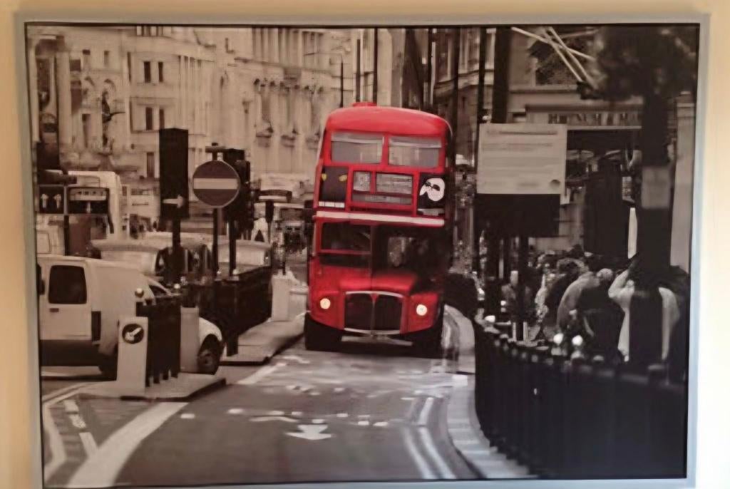 kader ikea londen bus 140*100, Ophalen, 125 cm of meer, Zo goed als nieuw, Schilderij