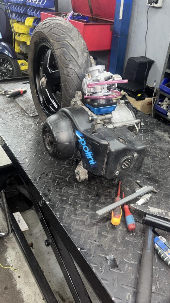 Stage 6 mk2 blok zip, Fietsen en Brommers, Scooters | Piaggio, Zo goed als nieuw, Zip, Tweetakt, Ophalen of Verzenden