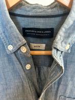 36- Blauw overhemd spijkerstof Jack & Jones, -, Blauw, -, -